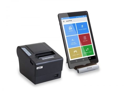 Stolní pokladna miniPOS s tiskárnou účtenek, www.miniPOS.cz